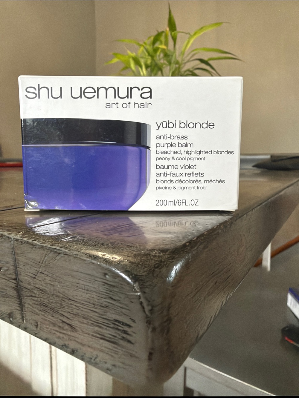 Shu Uemura Yūbi Blonde Anti-Brass Purple Balm — Purple